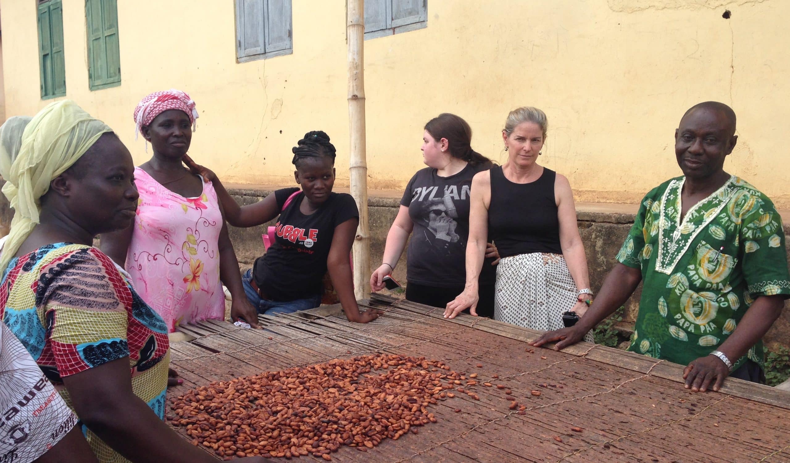 Katherine Borsecnik at Kuapa Kokoo