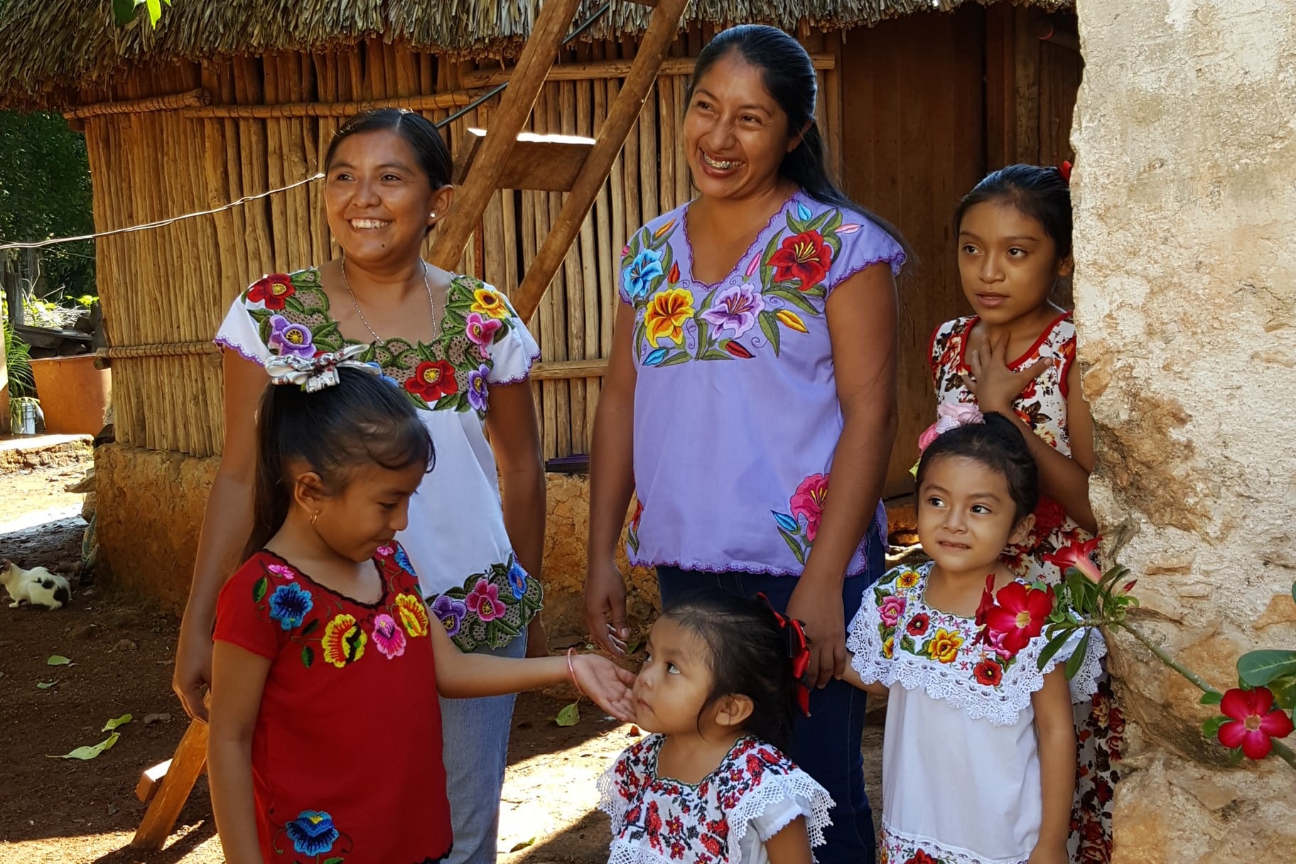 Lidia and her family.